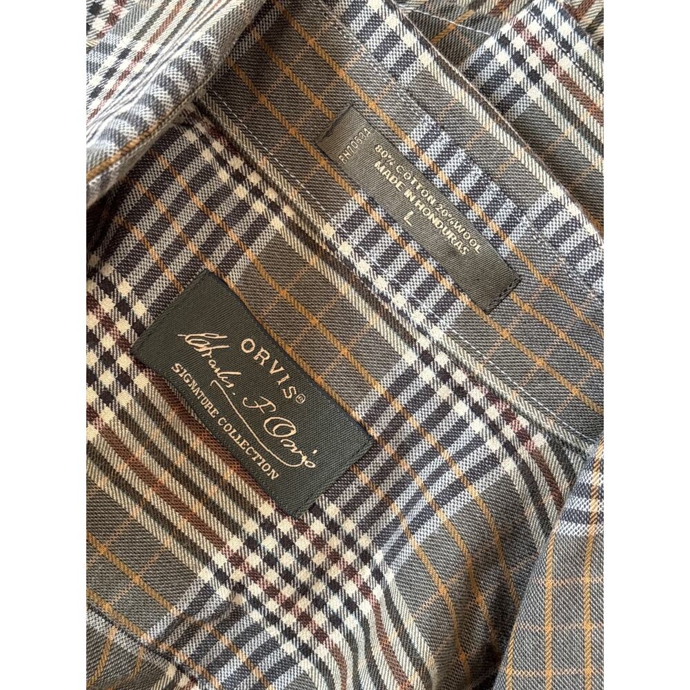 Orvis Charles F. Orvis Signature Plaid Button Down Shirt L - Picture 6 of 6
